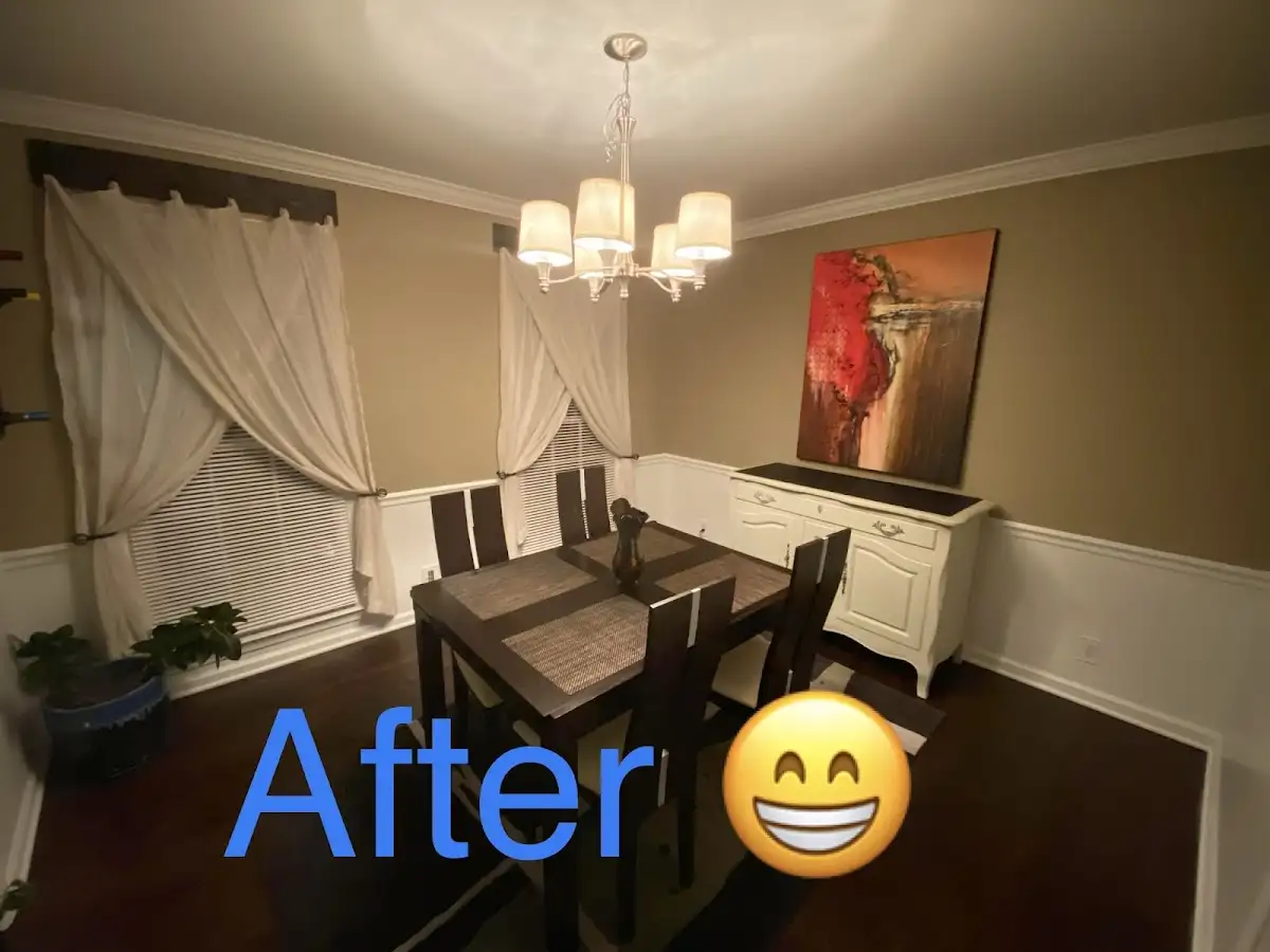 Professional dining room restoration after water damage in Floyds Knobs